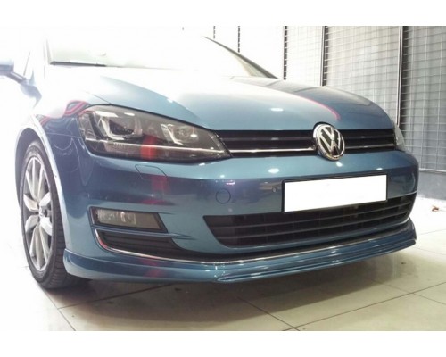 Передняя Lip накладка DPT (черный глянец) для Volkswagen Golf 7/E-Golf