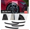 Накладки на арки DPT (4 шт, черные) для Volkswagen Golf 7/E-Golf
