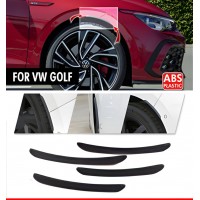 Накладки на арки DPT (4 шт, черные) для Volkswagen Golf 7/E-Golf
