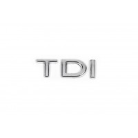 Надпись TDI (под оригинал) TD - хром, I - красная для Volkswagen Jetta 2006-2011