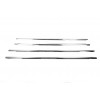 Зовнішня окантовка скла (4 шт, нерж) OmsaLine - Італійська нержавіюча сталь для Volkswagen Jetta 2006-2011 - 48897-11