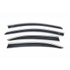 Ветровики с хром полоской (4 шт, Niken) для Volkswagen Jetta 2011-2018 - 52012-11