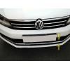Накладки на решітку бампера 2014-2021 (нерж) для Volkswagen Jetta 2011-2018 - 57362-11