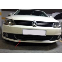 Улыбка на передний бампер U 2011-2014 (нерж) для Volkswagen Jetta 2011-2018