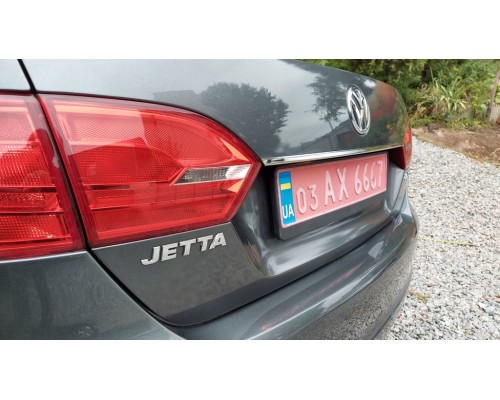 Планка над номером OmsaLine (нерж) Хром для Volkswagen Jetta 2011-2018 - 61188-11