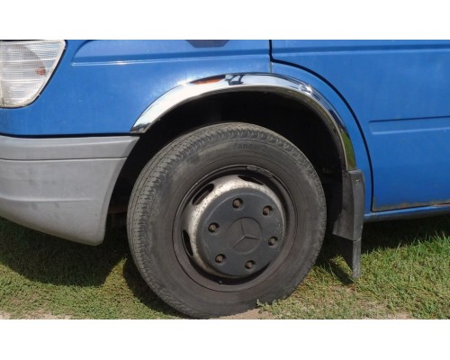 Накладки на арки (4 шт, нерж) для Volkswagen LT 1998+ - 68730-11