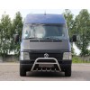 Кенгурятник WT003 (нерж) 51мм, без напису для Volkswagen LT 1998+