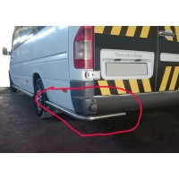 Задні куточки AK-SO (нерж.) Середня база для Volkswagen LT 1998+