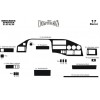 Volkswagen LT 1998+ Накладки на панель (Meric, Туреччина) Дерево - 54792-11