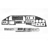 Накладки на панель (Meric, Туреччина) Алюміній Volkswagen LT 1998+ - 54793-11