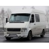 Передній захист ST020 (нерж) для Volkswagen LT 1998+