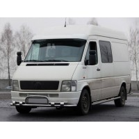 Передній захист ST020 (нерж) для Volkswagen LT 1998+