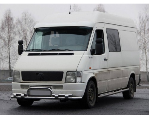 Передній захист ST020 (нерж) для Volkswagen LT 1998+