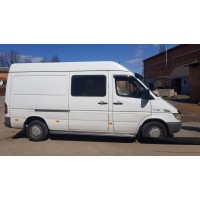 Бічні пороги Premium (2 шт., Нерж.) Середня база, d60 для Volkswagen LT 1998+