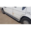 Бічні пороги Premium (2 шт., Нерж.) Середня база, d60 для Volkswagen LT 1998+ - 52668-11