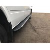 Боковые пороги Duru (2 шт., алюминий) Длинная база для Volkswagen LT 1998+ - 52879-11