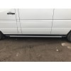 Боковые пороги Duru (2 шт., алюминий) Длинная база для Volkswagen LT 1998+ - 52879-11