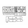 Накладки на панель 1996-2004 Титан для Volkswagen Passat B5 1997-2005 - 52543-11