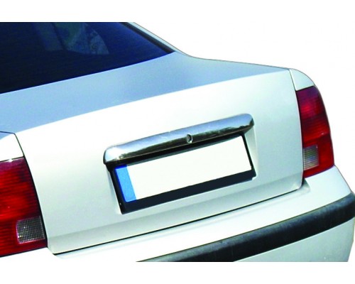 Хром планка над номером (1996-2000, нерж.) для Volkswagen Passat B5 1997-2005 - 74525-11