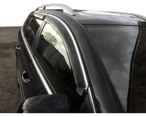 Вітровики з хром молдингом SW (4 шт, HIC) для Volkswagen Passat B6 2006-2012 - 74473-11