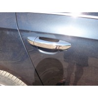 Накладки на ручки (4 шт, нерж) Carmos, Турецька сталь для Volkswagen Passat B6 2006-2012