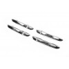 Накладки на ручки (4 шт, нерж) Carmos, Турецька сталь для Volkswagen Passat B6 2006-2012 - 51883-11