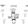 Накладки на панель (основний) Алюміній для Volkswagen Passat B6 2006-2012 - 52545-11