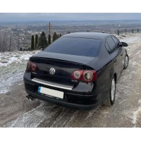 Спойлер LIP (Sunplex, черный) для Volkswagen Passat B6 2006-2012
