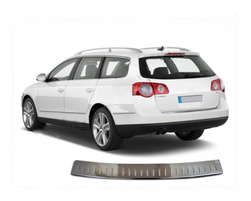 Накладка на задний бампер OmsaLine (только на SW) для Volkswagen Passat B6 2006-2012 - 49119-11