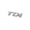 Напис Tdi (косий шрифт) TD - хром, I - червоний для Volkswagen Passat B7 2012-2015 - 79211-11