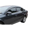 Вітровики з хром молдингом SD (4 шт, HIC) для Volkswagen Passat B7 2012-2015 - 59366-11