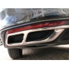 Накладки на глушник Carmos (2019-2021, 3 шт, нерж) для Volkswagen Passat B8 2015+ - 62461-11