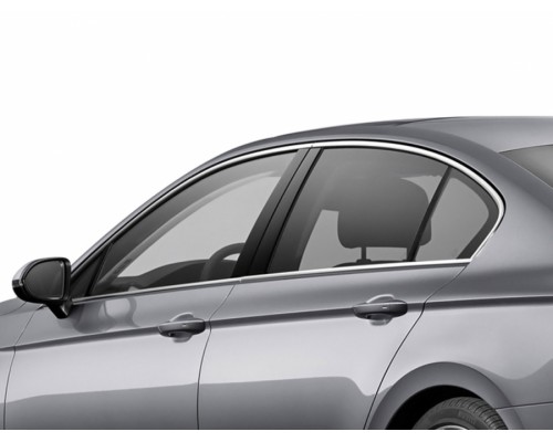 Полная окантовка стекол (2019-2021, нерж) для Volkswagen Passat B8 2015+ - 63115-11