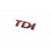 Напис Tdi OEM, Всі літери червоні для Volkswagen Polo 1994-2001