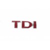 Надпись Tdi Под оригинал, Красная І для Volkswagen Polo 2001-2009 - 68486-11