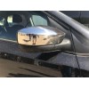 Volkswagen Polo 2009-2017 Накладки на дзеркала Sedan (2 шт, нерж) - 57303-11