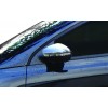 Накладки на зеркала (2 шт, нерж) OmsaLine - Итальянская нержавейка для Volkswagen Scirocco - 56622-11