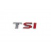 Надпись TSI (под оригинал) TS-хром, I-красная для Volkswagen Scirocco - 54914-11