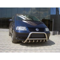 Кенгурятник WT003 (нерж) 60 мм для Volkswagen Sharan 1995-2010