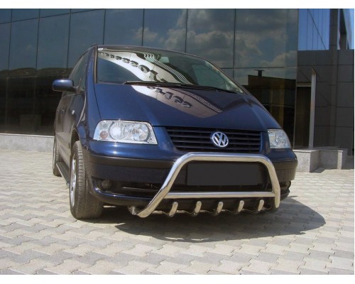 Кенгурятник WT003 (нерж) 51 мм для Volkswagen Sharan 1995-2010