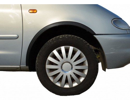 Накладки на арки (2001-2010, 4 шт, черные) для Volkswagen Sharan 1995-2010 - 73164-11