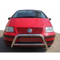 Кенгурятник WT005 (нерж) для Volkswagen Sharan 1995-2010