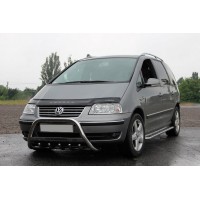 Кенгурятник WT004 (нерж) 51 мм для Volkswagen Sharan 1995-2010