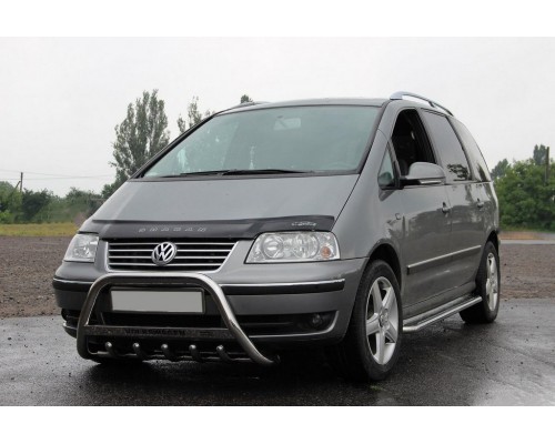 Кенгурятник WT004 (нерж) 51 мм для Volkswagen Sharan 1995-2010