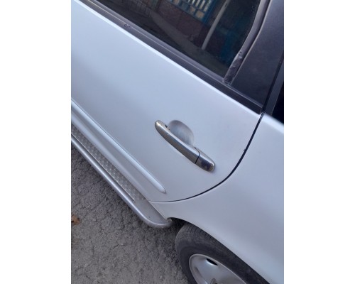 Накладки на ручки (4 шт, нерж) Carmos - Турецька сталь для Volkswagen Sharan 1995-2010 - 51797-11