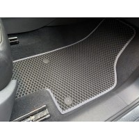 Поліуретанові килимки (3 ряди, EVA, чорні) для Volkswagen Sharan 2010+