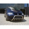 Кенгурятник WT003 (нерж) 51 мм, без напису для Volkswagen Sharan 2010+