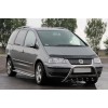 Кенгурятник WT003 (нерж) 51 мм, без напису для Volkswagen Sharan 2010+