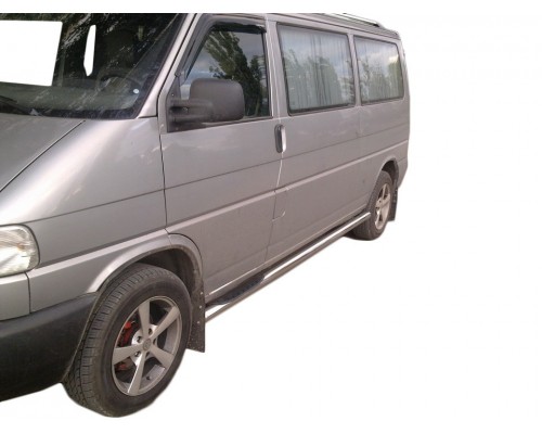 Volkswagen T4 Caravelle / Multivan Бічні труби (2 шт, нерж.) 60мм, Довга база - 73660-11