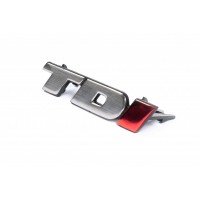 Надпись в решетку Tdi Под оригинал, І - красная для Volkswagen T4 Caravelle/Multivan